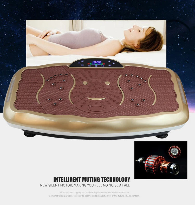 Silent Vibration Plate – Home &amp; Office Body Workout Massager